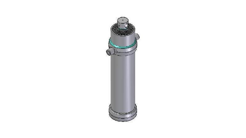 5010F -CILINDRO TELESCOPICO STANDARD/BUCO 5 STADI CORSO 3490 FI 190