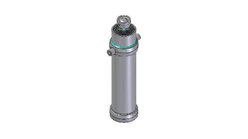 5010S -CYLINDER TELESCOPICZNY STANDARD/BALL 5 ETAPÓW SKOK 3490 ŚREDNICA 190