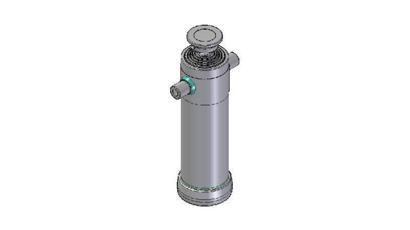 6012S -TELESCOPISK Sylinder STANDARD/KULE 6 STAGER SLAG 2977 DIAMETER 152