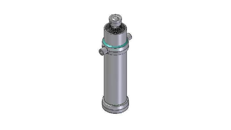 6025S - TELESCOPISK CYLINDER STANDARD/BALL 6 STEG SLAG 3585 DIAMETER 170