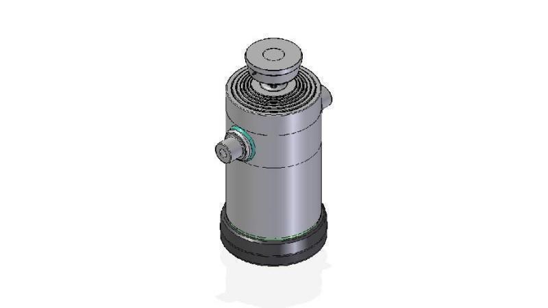 6086S -CYLINDER TELESCOPICZNY STANDARD/BALL 6 ETAPÓW SKOK 2500 ŚREDNICA 300