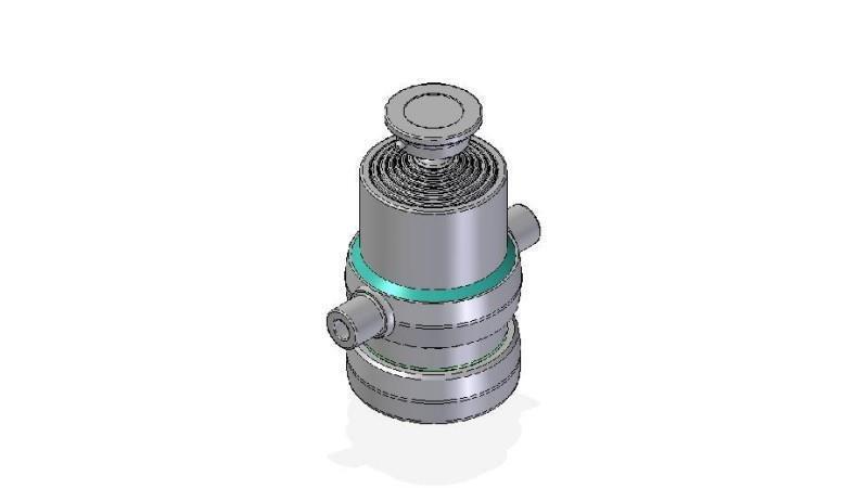 7006S -CYLINDER TELESCOPICZNY STANDARD/BALL 7 ETAPÓW SKOK 1360 ŚREDNICA 170