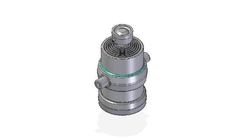 7050S -CYLINDER TELESKOPOWY STANDARDOWY/KULKA 7 ETAPÓW SKOKU 1665 ŚREDNICA 215
