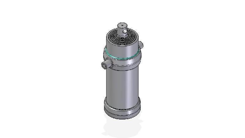 7055F -CYLINDER TELESKOPOWY STANDARDOWY/OTWÓR 7 ETAPÓW SKOKU 3395 ŚREDNICA 215