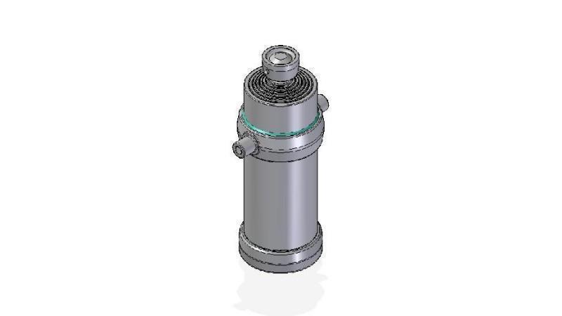 7055S -TELESCOPIC CYLINDER STANDARD/BALL 7 STUFEN HUB 3395 DURCHMESSER 215
