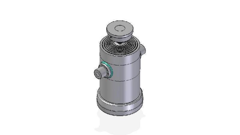 7064S -CYLINDER TELESKOPOWY STANDARD/KULKA 7 ETAPÓW PRZESUNIĘCIA 2402 ŚREDNICA 270