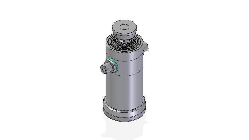 7067S -CYLINDER TELESCOPICZNY STANDARDOWY/KULOWY 7 ETAPÓW SKOK 3242 ŚREDNICA 270