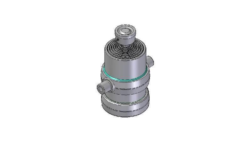 8003S -TELESCOPIC ZYLINDER STANDARD/KUGEL 8 STUFEN HUBLÄNGE 1700 DURCHMESSER 190
