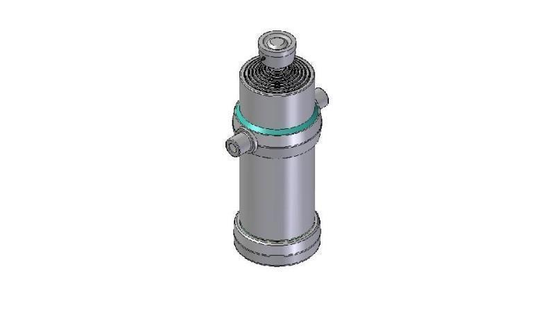 8008S - TELESCOPISK CYLINDER STANDARD/BALL 8 STEG RESA 3380 DIAMETER 190