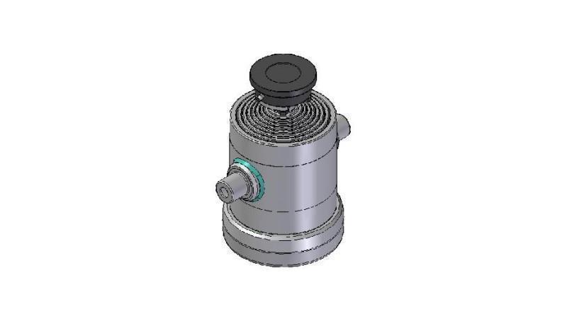 8011S -TELESCOPIC CYLINDER STANDARD/BALL 8 STAGES TRAVEL 1995 DIAMETER 240