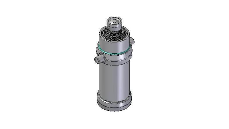 8025S -CYLINDER TELESKOPOWY STANDARDOWY/KULKA 8 ETAPÓW SKOKU 3330 ŚREDNICA 215