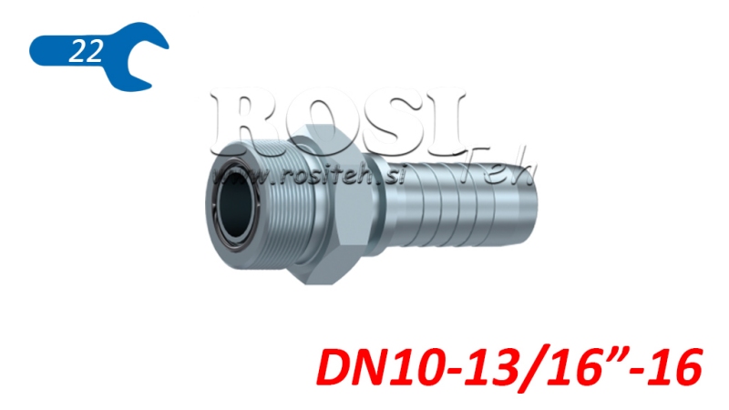 HIDRAVLIČNI PRIKLJUČEK AGORFS MOŠKI DN10-13/16-16
