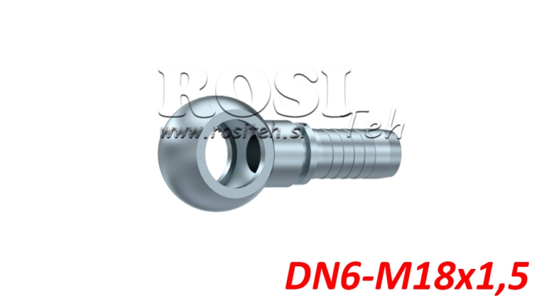 HYDRAULIC FITTING EYE DN6-M18X1,5