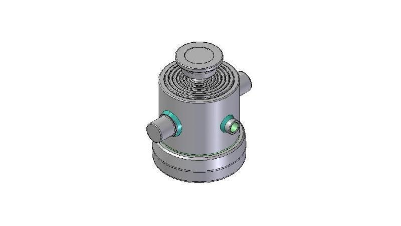 8300S -CYLINDER TELESKOPOWY STANDARDOWY/KULKA 8 ETAPÓW SKOKU 1000 ŚREDNICA 190