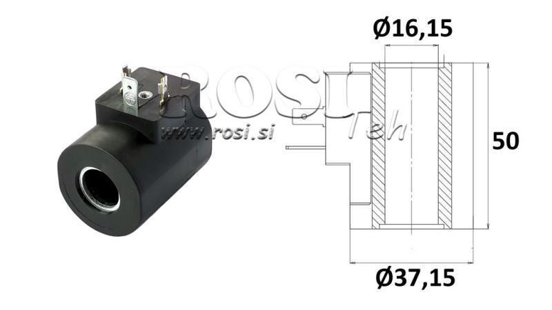 ELEKTROMAGNETINIS RITĖ 230VAC - SAE10 - fi 16.15mm-50mm 26W