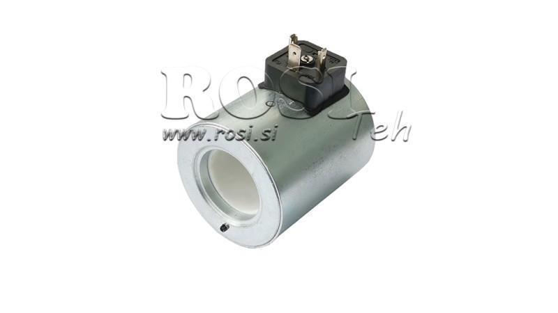ELECTROMAGNETIC COIL 24V DC FOR CETOP VALVE 5 - fi 31.4mm-75mm 37W