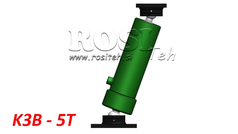 SIŁOWNIK TELESKOPOWY 3 WYSUWY 805MM K3B-5T