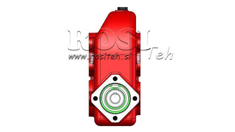 CAIXA DE CÂMBIO - CAIXA DE CÂMBIO RT210 PARA MOTOR HIDRÁULICO MP/MR/MS RAZÃO 16.4:1