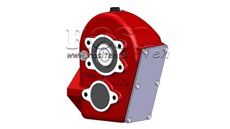 CAIXA DE CÂMBIO - CAIXA DE CÂMBIO RT210 PARA MOTOR HIDRÁULICO MP/MR/MS RAZÃO 16.4:1