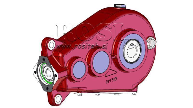 CAIXA DE CÂMBIO - CAIXA DE CÂMBIO RT400 PARA MOTOR HIDRÁULICO MP/MR/MS RAZÃO 35.2:1