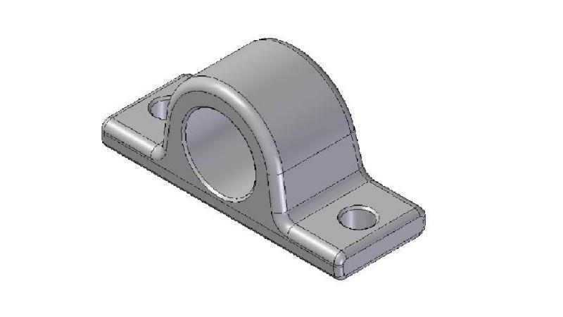 MONTAJE PARA CILINDRO TELESCÓPICO FI35