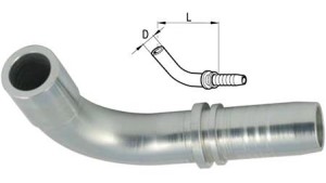 HYDRAULIC-CONNECTION-HOSE-TRANSITION-ELBOW-90°