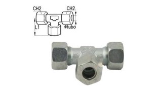 HYDRAULIC-T-COUPLING-WITH-NUT