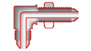 DOUBLE-CONNECTORS-ELBOW-90°-AGJ-JIC74°