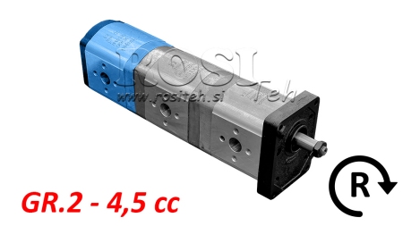 HYDRAULIC PUMP 20C4.5X066 REAR GR.2 4.5 CC RIGHT
