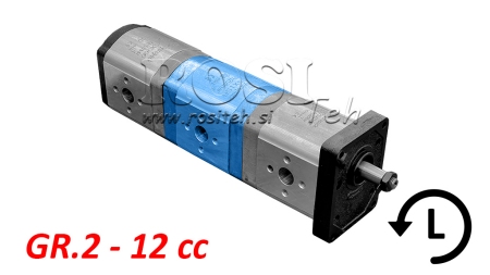 POMPA HYDRAULICZNA 20A12X156 ŚRODEK GR.2 12 CC LEWY