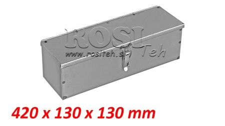 SCATOLA DI METALLO 420x130x130