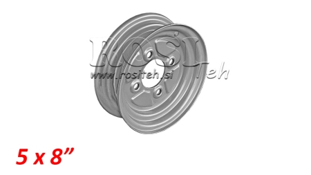 RIM 5X8 (PER GOMMA 16X6.5-8)