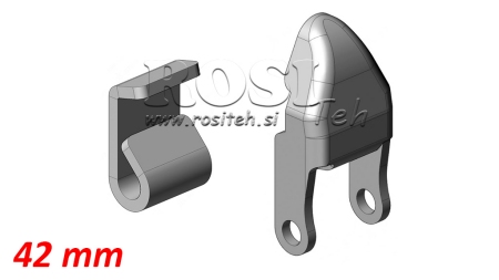 HENGSEL TIL AFTAGELIG C-FORM TRAILER 42MM