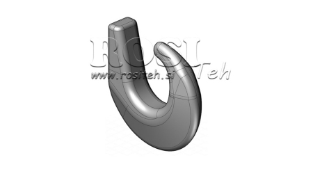 WELD-ON TRAILER HOOK FOR LOAD SECURING – HEAVY-DUTY VERSION