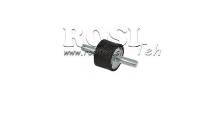 ZYLINDRISCHE VIBRATIONSDÄMPFER MIT SCHRAUBEN AN BEIDEN SEITEN 8MA