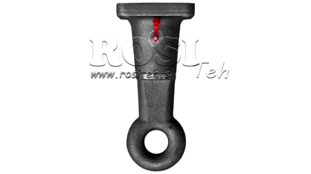 SWIVEL TOWING HOOK FI35 6 TON E3 IN HOUSING 6000/1500KG