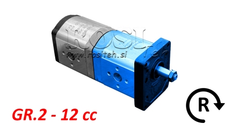 HIDRAULIČNA PUMPA 20C12X067 FRONT GR.2 12 CC DESNA