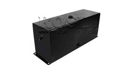 ΜΕΤΑΛΛΙΚΟΣ ΔΕΞΑΜΕΝΗ 25 ΛΙΤΡΩΝ ΚΥΒΟΣ 260x170x600mm