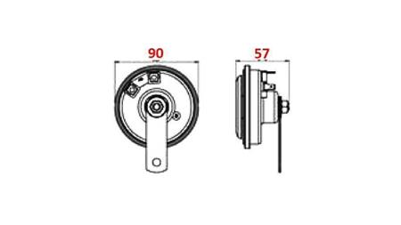 SYRENA TYP 1 - HORN 12V