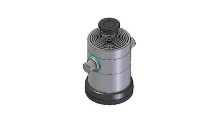 1054S -TELESCOPISCHER ZYLINDER STANDARD/KUGEL 10 STUFEN HEBUNG 3450 DURCHMESSER 300