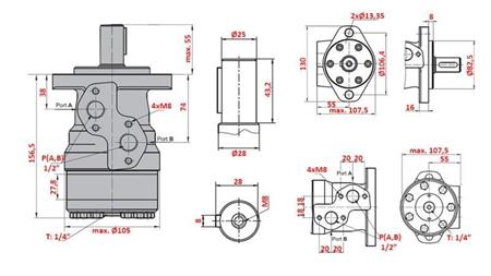 HIDRAULINIS VARIKLIS MR 160