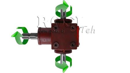 ENGRENAGEM DE ÂNGULO PTO-R20T 1:2 (25HP-18kW)