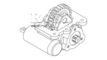 WYJŚCIE DLA POMPY HYDRAULICZNEJ - IVECO 2828 MECHANIC