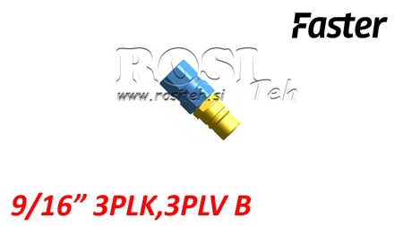 MALE QUICK COUPLING FOR MULTI-FASTER 9/16 3PLK,3PLV B MOBILE PART