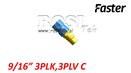 MALE QUICK COUPLING FOR MULTI-FASTER 9/16 3PLK,3PLV C MOBILE PART