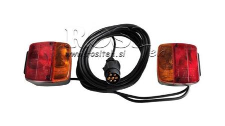 JUEGO DE LUCES MAGNÉTICAS CON CABLE 7.5m 2.5m