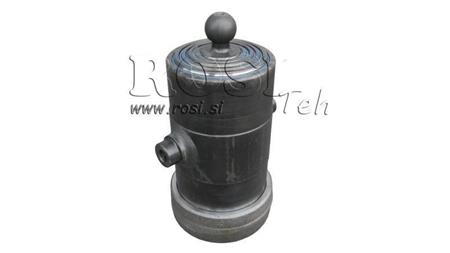 TELESCOPISK CYLINDER UNIMOG 5 STEG 750mm x124