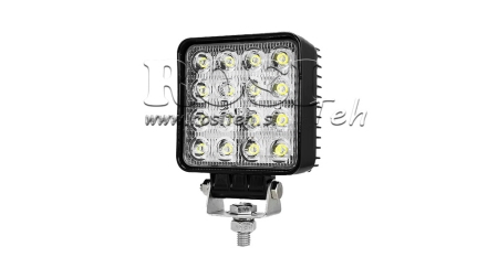 LÁMPARA DE TRABAJO LED - LUZ 16 LED 48W 12V-24V