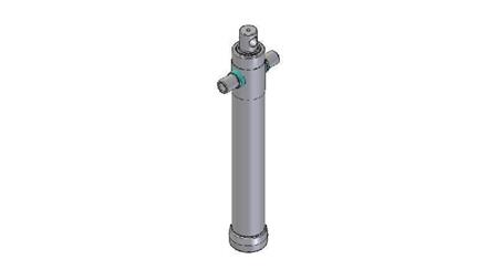 2026F - CILINDRO TELESCOPICO STANDARD/BUCO 2 STADI CORSO 995 DIAMETRO 80
