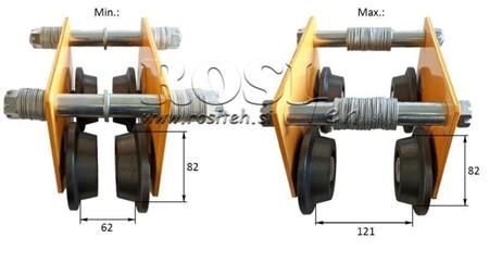 MANUAL DRIVE FOR INDUSTRIAL LIFT CART DWI 0.5 T